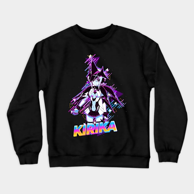 Kirika Akatsuki Symphogear Crewneck Sweatshirt by ShariLambert